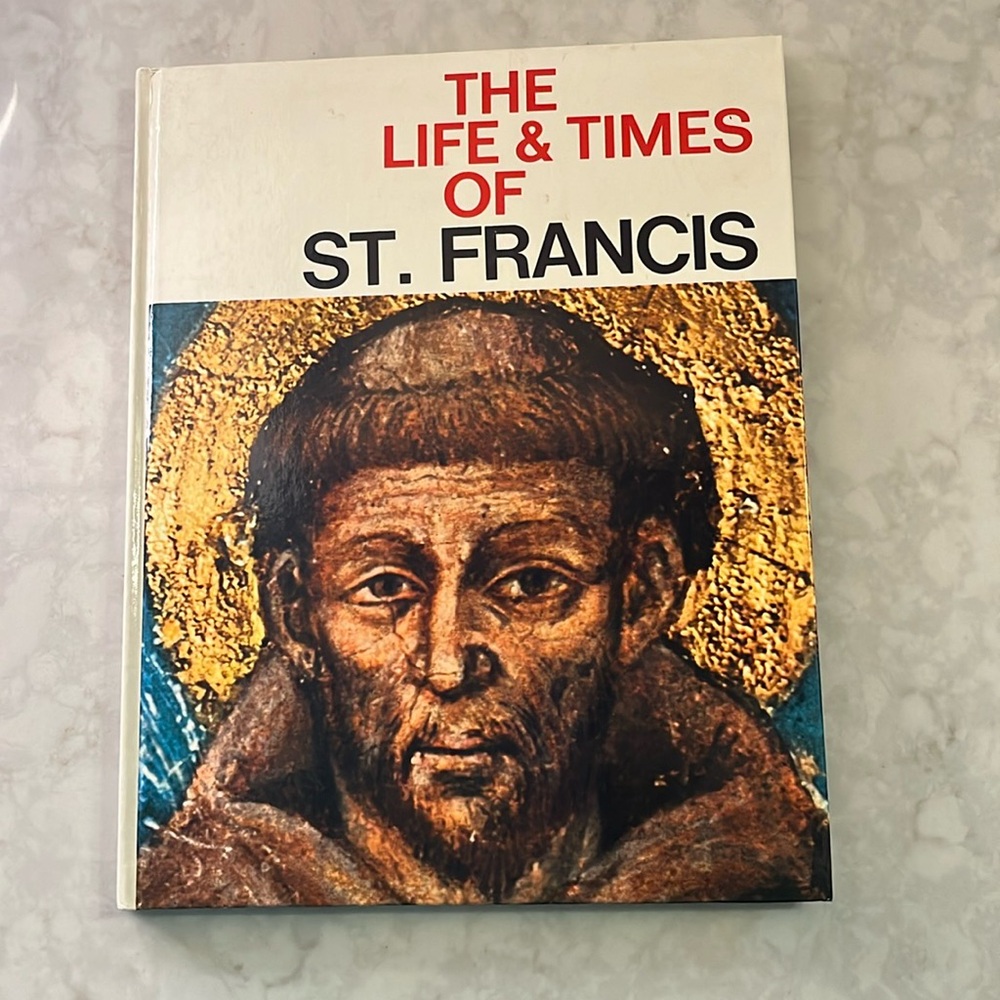 St. Francis of Assisi Book. “The Life and Times of St. Francis” vintage 1967